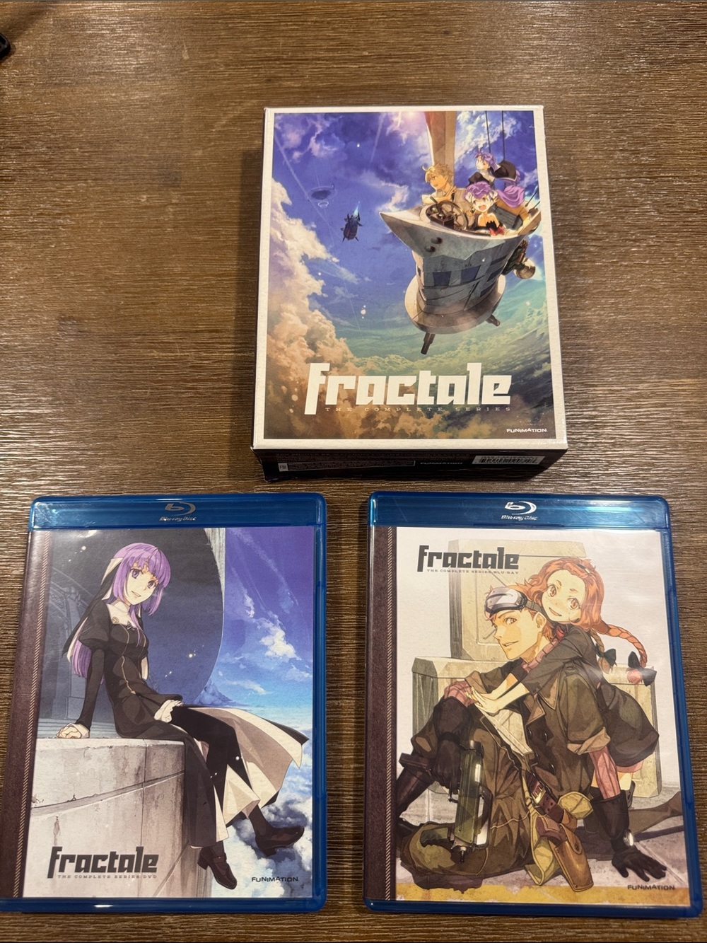 Fractale Blu-ray Set with Illustrated Slipcase - Anime Artwork